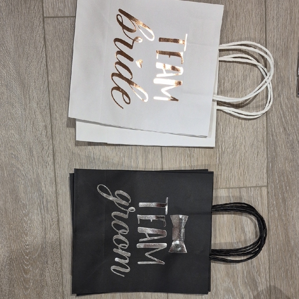 Team Bride and Groom Gift Bags